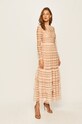 Red Valentino - Šaty TR0VA11N51D béžová SS20