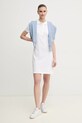 Šaty Lacoste EF5473 bílá SS25