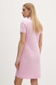 Odzież Lacoste sukienka EF5473 różowy