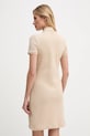 Odzież Lacoste sukienka EF5473 beżowy