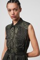 AllSaints - Rochie Esthie Masala WD367S verde SS20