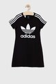 adidas Originals rochie fete print negru FM5653
