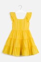 Mayoral - Rochie fete 128-167 cm mini galben 6973.8E.JUNIOR