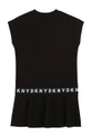 Dkny - Dievčenské šaty 110-146 cm čierna