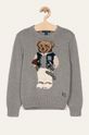 sivá Polo Ralph Lauren - Detský sveter 134-176 cm Chlapčenský