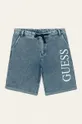 modrá Guess Jeans - Detské krátke nohavice 118-175 cm Chlapčenský