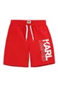 červená Karl Lagerfeld - Detské krátke nohavice 162-174 cm Chlapčenský