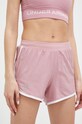 Under Armour pantaloni scurți de alergare panza roz 1350196