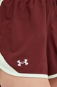 Běžecké šortky Under Armour burgundské 1350196