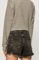Jacqueline de Yong - Rifľové krátke nohavice  98% Bavlna, 2% Elastan