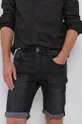 črna G-Star Raw jeans kratke hlače Moški