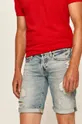 Guess Jeans - Rifľové krátke nohavice Pánsky