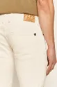 biela Pepe Jeans - Rifľové krátke nohavice Stanley