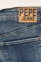 modrá Pepe Jeans - Rifľové krátke nohavice Callen