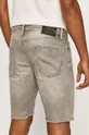AllSaints - Rifľové krátke nohavice Switch  100% Bavlna