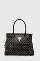 Guess Jeans torba mieści A4 brązowy TWP745.29190