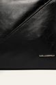 Karl Lagerfeld - Kožená kabelka černá