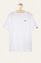 Vans - Detské tričko 129-173 cm VN0A4MQ3WHT1 biela SS20