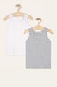 Guess Jeans - Tricou copii (2-pack) 113-166 cm uni alb L93G00.JR003
