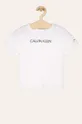 biały Calvin Klein Jeans - T-shirt dziecięcy 104-176 cm IB0IB00347 Chłopięcy
