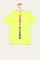 Tommy Hilfiger - T-shirt dziecięcy 128-176 cm jasny żółty