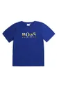 голубой Boss - Детская футболка 116-152 см. Для мальчиков