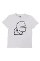 Karl Lagerfeld - Detské tričko 126-150 cm biela