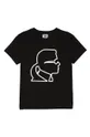 čierna Karl Lagerfeld - Detské tričko 126-150 cm Chlapčenský