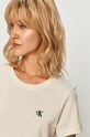 Calvin Klein Jeans tricou bej J20J212883