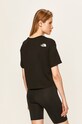 The North Face tricou NF0A4SYCJK31 negru SS22