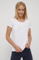 biały EA7 Emporio Armani - T-shirt 8NTT63.TJ12Z Damski