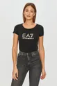fekete EA7 Emporio Armani - T-shirt Női