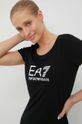 czarny EA7 Emporio Armani - T-shirt/polo 8NTT63.TJ12Z