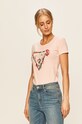Guess Jeans - Tricou roz W0GI33.J1300