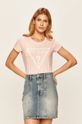 roz Guess Jeans - Tricou De femei