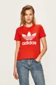 piros adidas Originals - T-shirt FM3302
