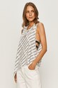 Calvin Klein - Top bavlna biela KW0KW01018