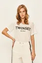 biały Twinset - T-shirt Damski