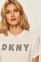 biały Dkny - T-shirt DP0T7440