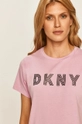 fioletowy Dkny - T-shirt DP0T7440