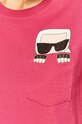Karl Lagerfeld - Tricou 201W1712 roz