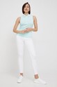Lacoste top PF5445 PF5445 turkusowy SS22