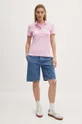 Lacoste polo shirt pink