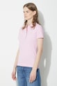 Lacoste polo shirt pink PF5462