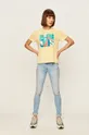 Pepe Jeans - T-shirt Brooke żółty