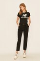 New Balance tricou WT91546BK WT91546BK negru SS20