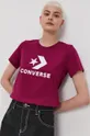 fialová Tričko Converse Dámsky