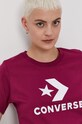 Converse T-shirt fioletowy 10018569.A10