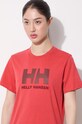 Helly Hansen cotton t-shirt red 34112