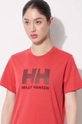 Helly Hansen t-shirt in cotone rosso 34112